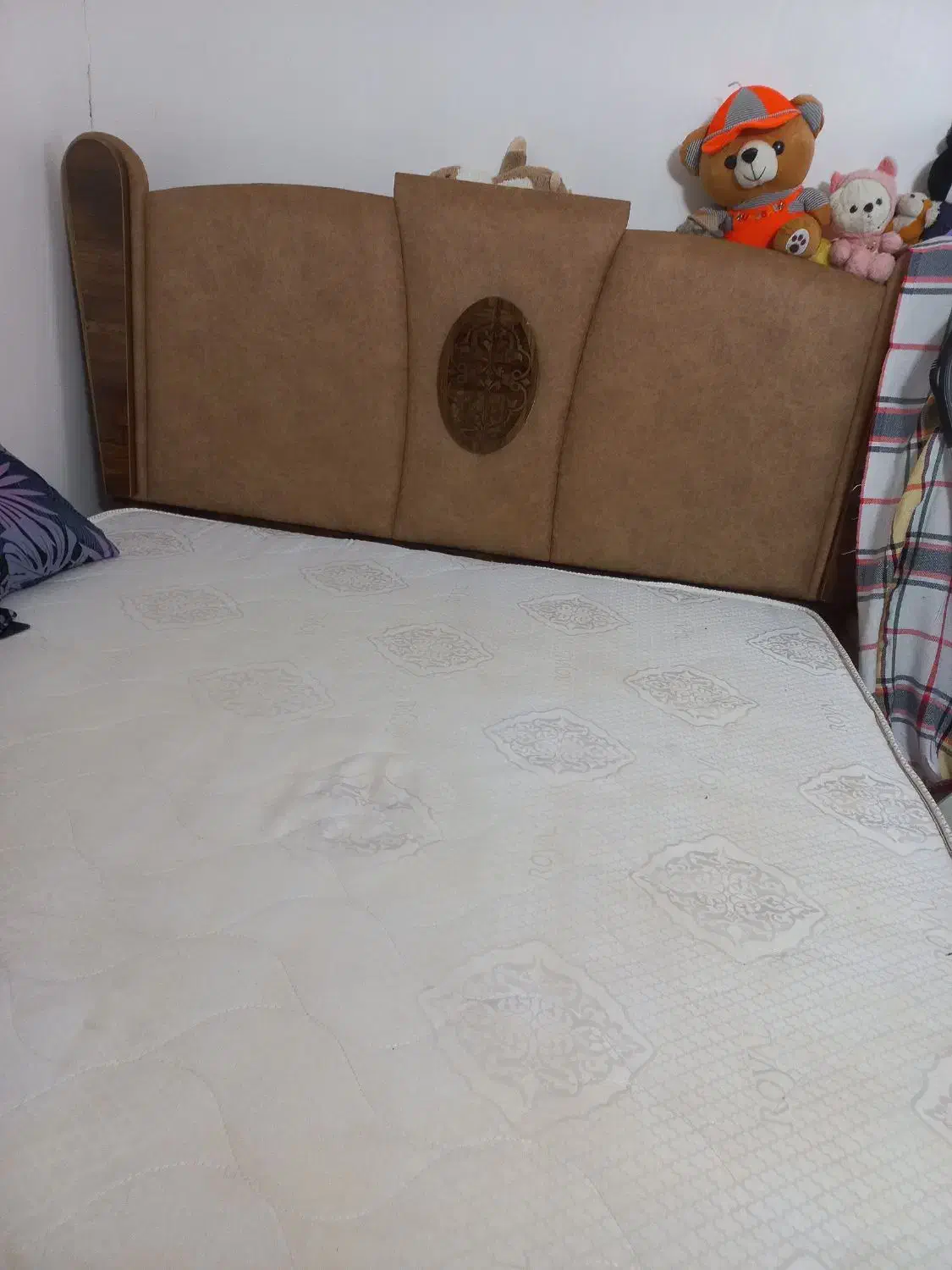 تخت دونفره با تشک|تخت و سرویس خواب|آزادشهر, |دیوار