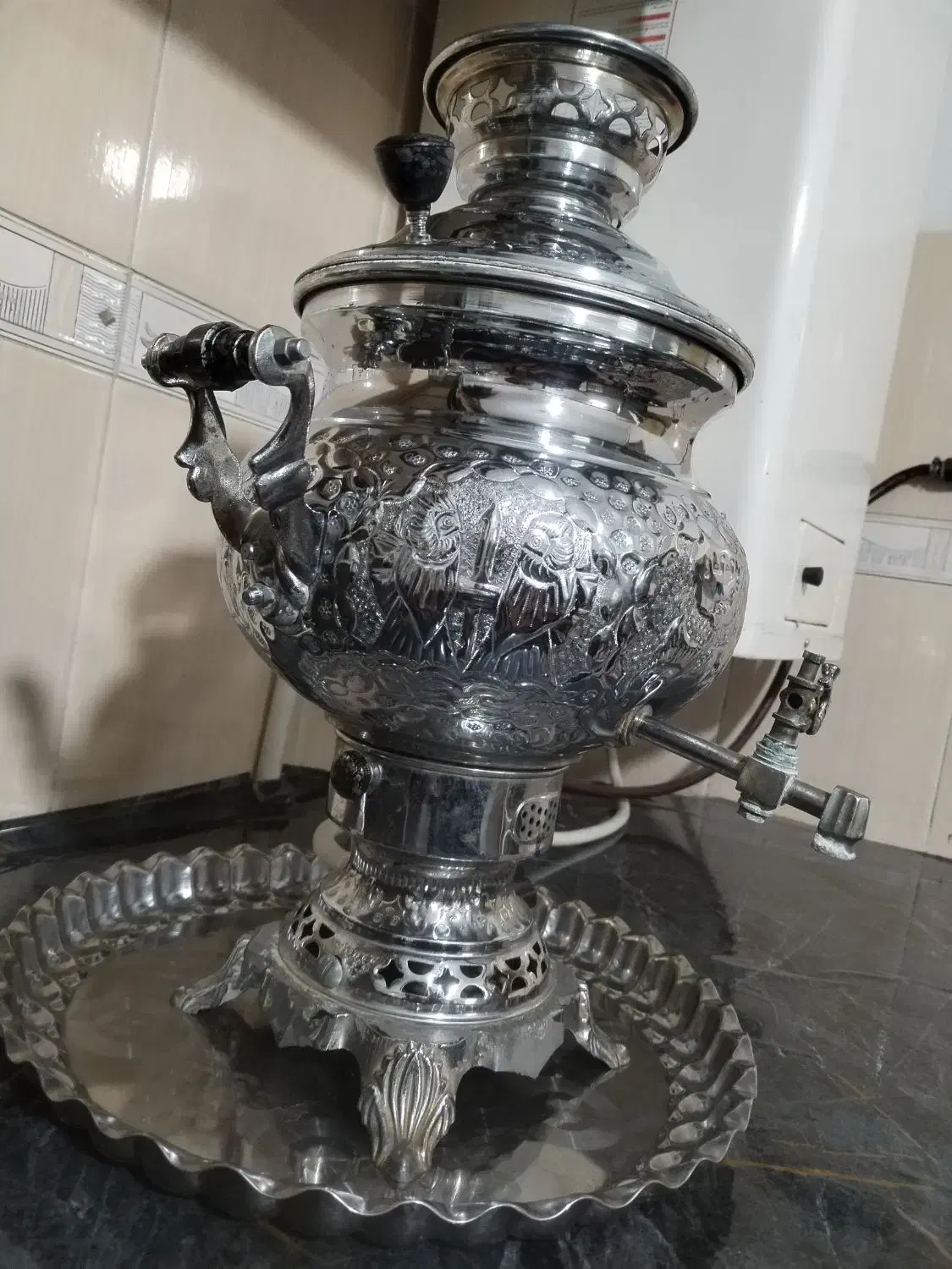 سماور گازی 5لیتری|سماور، چایساز، قهوهساز|مشهد, توس فردوسی|دیوار