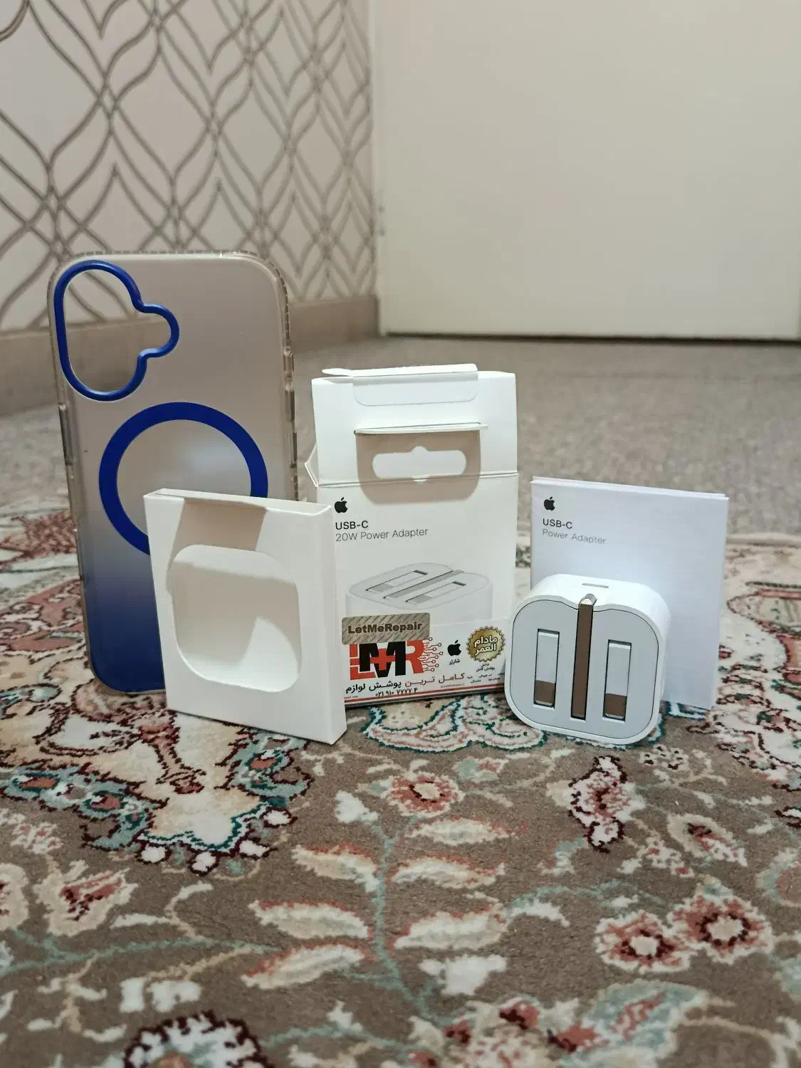 آداپتور اصلی ۲۰ واتی آیفون ۱۶|لوازم جانبی موبایل و تبلت|تهران, پونک|دیوار