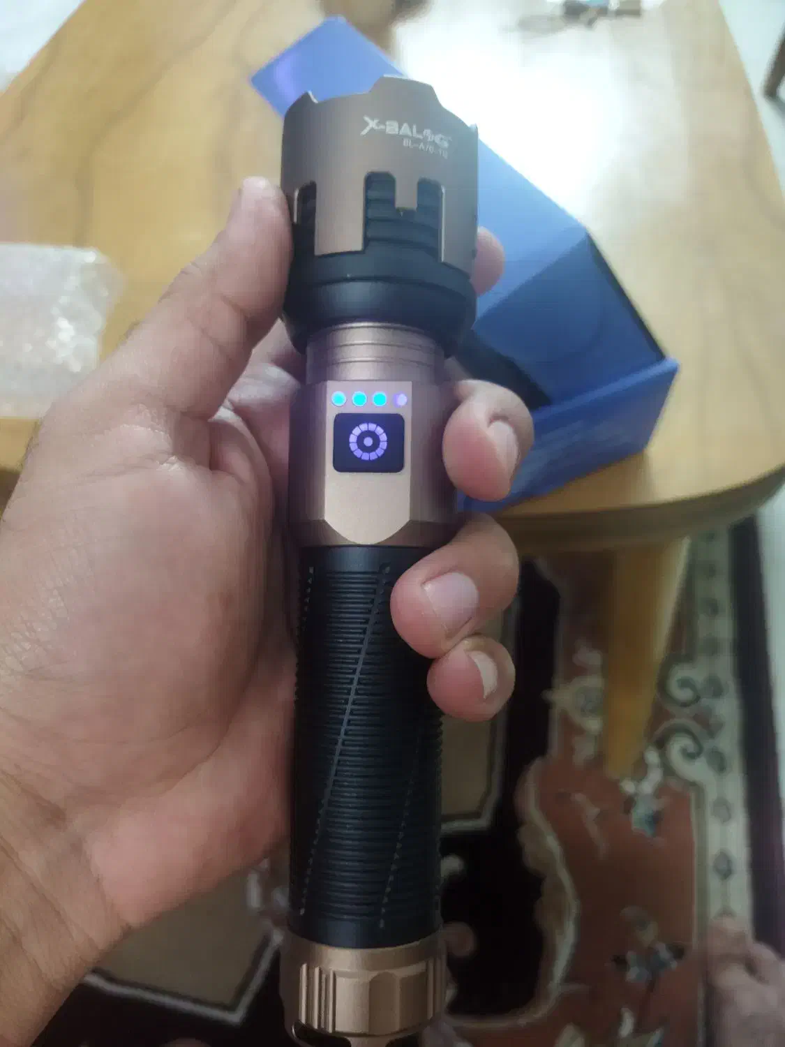 چراغ قوه شارژ برقی با کابل USB|کوهنوردی و کمپینگ|شهرضا, |دیوار