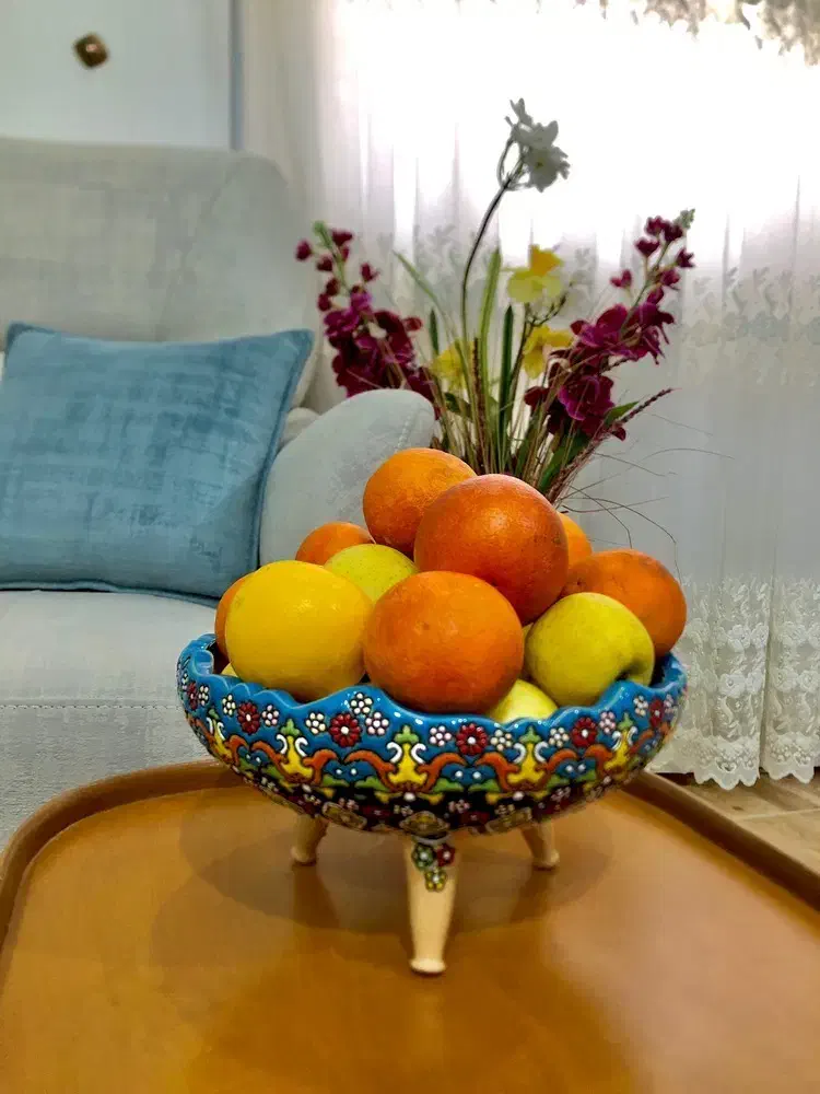 ظروف سفال میناکاری|صنایع دستی و سایر لوازم تزئینی|آزادشهر, |دیوار