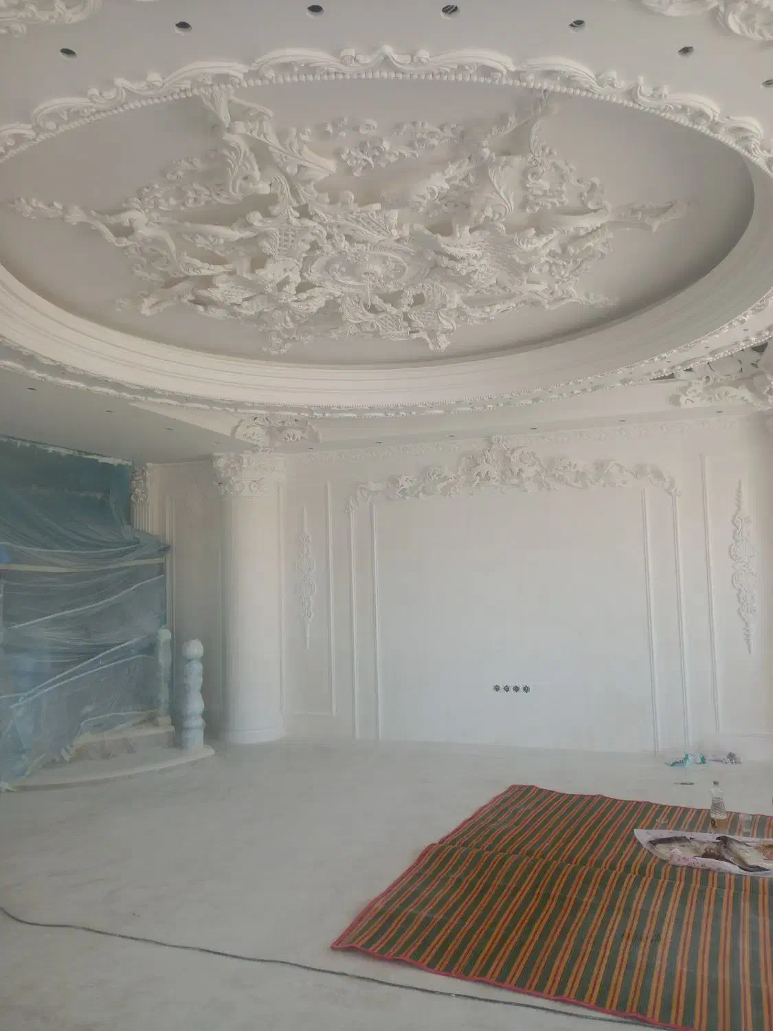 نقاشی ورنگ کاری ساختمان|خدمات پیشه و مهارت|نورآباد, |دیوار