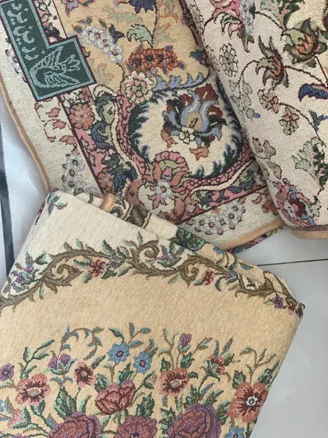 دو عدد روفرشی مخمل ۳ و ۶ متری زرین یزد|روفرشی|تهران, بهار|دیوار