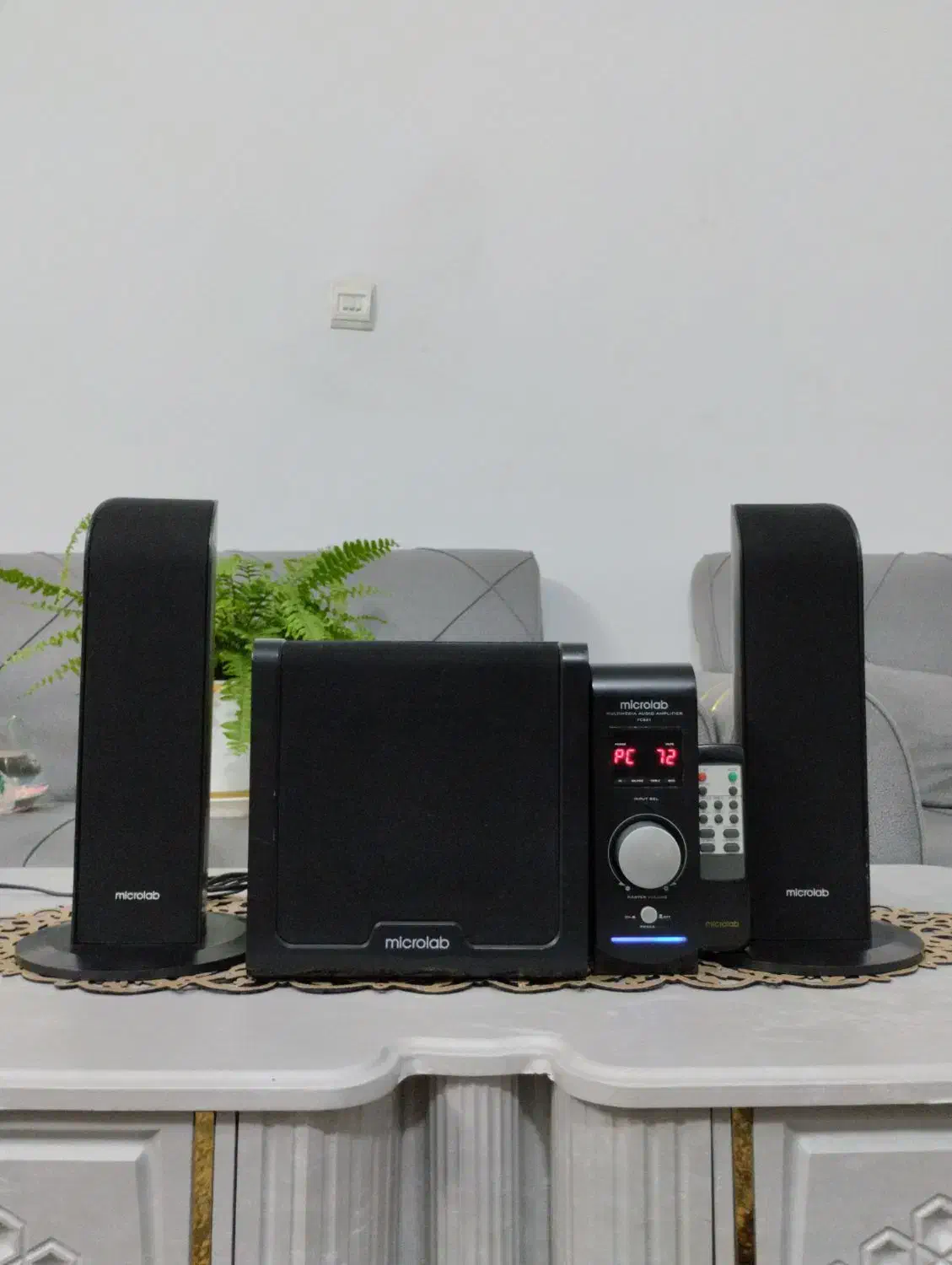 (اول حتما بخون) اسپیکر قوی میکرولب fc661 با کنترل|سیستم صوتی خانگی|ری, تقی آباد|دیوار