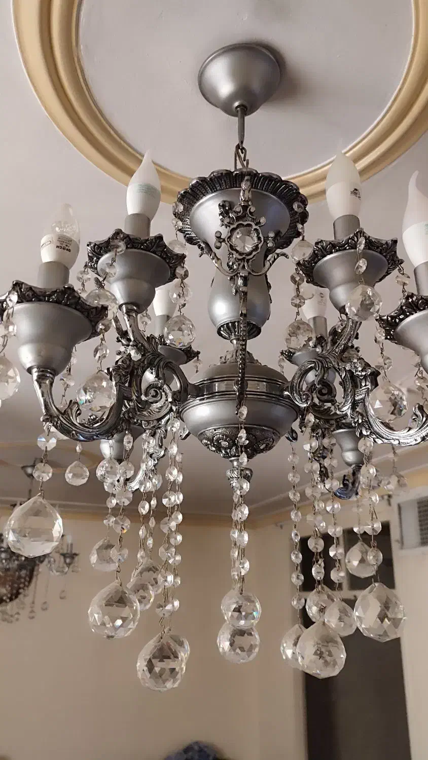 لوستر 4شاخه|لوستر و چراغ آویز|تهران, نعمت‌آباد|دیوار