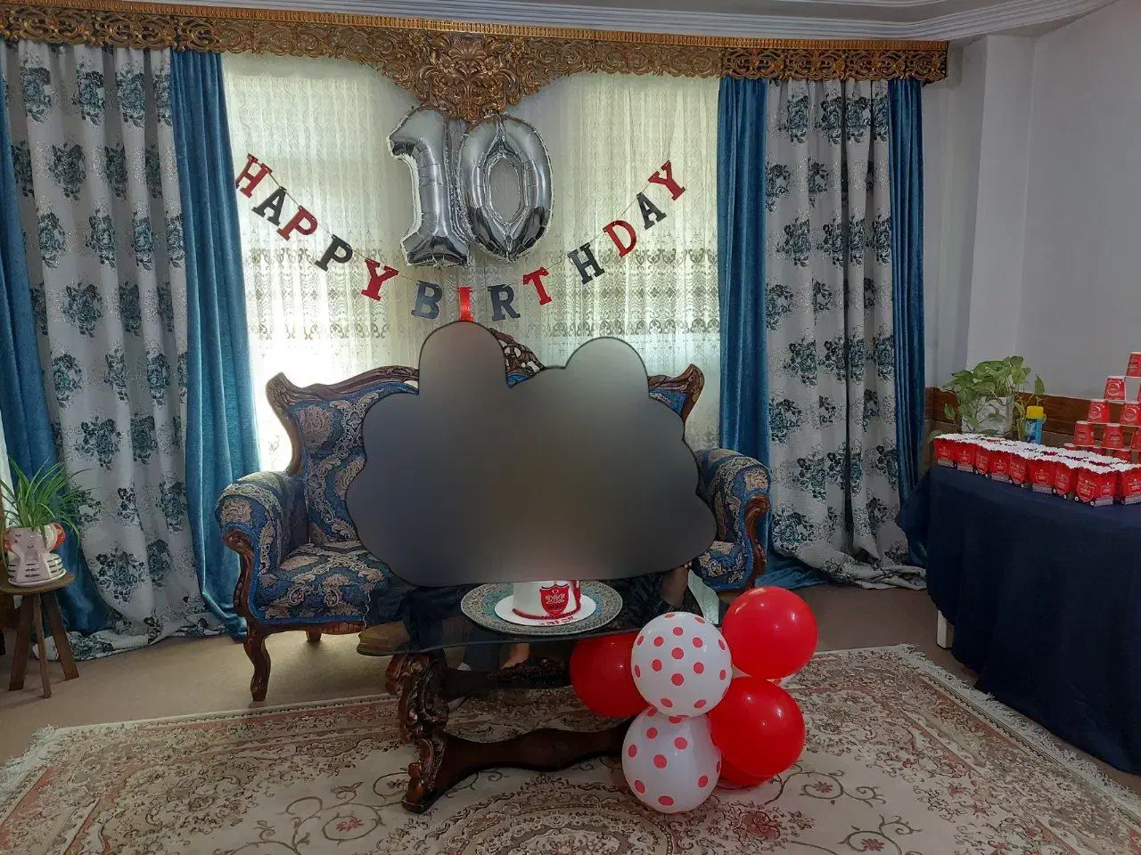 پرده درباری پذیرایی|پرده، رانر، رومیزی|بندر گز, |دیوار