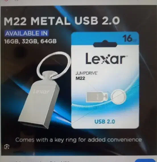 فلش Lexar 32GB usb2.0 JUMPDRIVE M22|لوازم جانبی موبایل و تبلت|خرمآباد, |دیوار