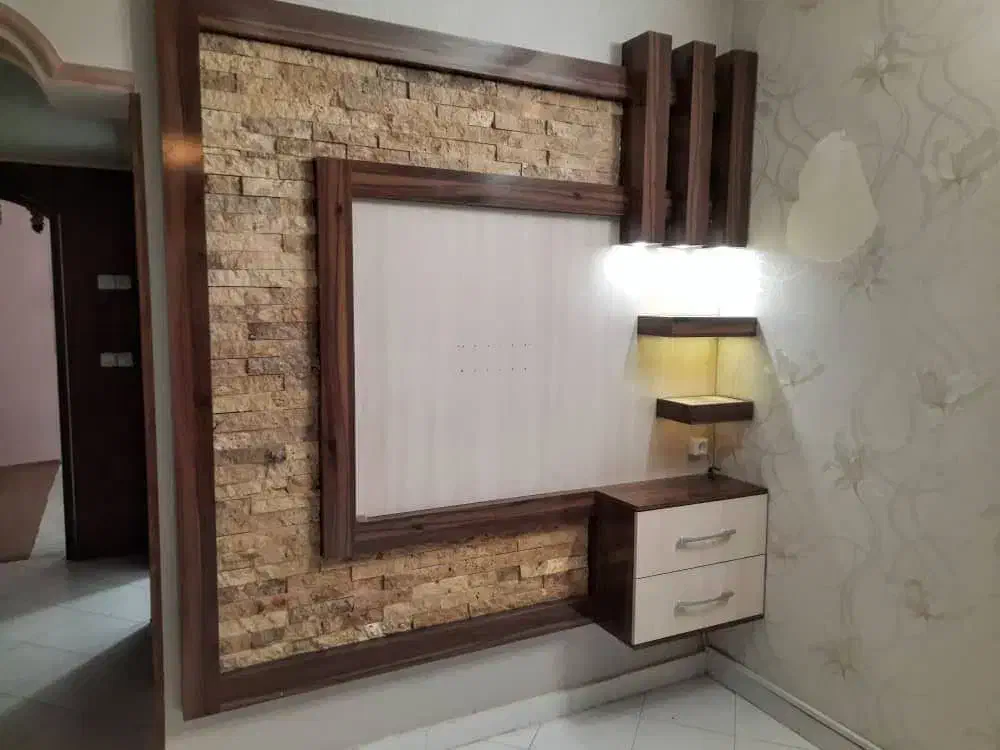 جزیره تلوزیون چوب ام دی اف بدون خش|میز تلویزیون|چناران, |دیوار