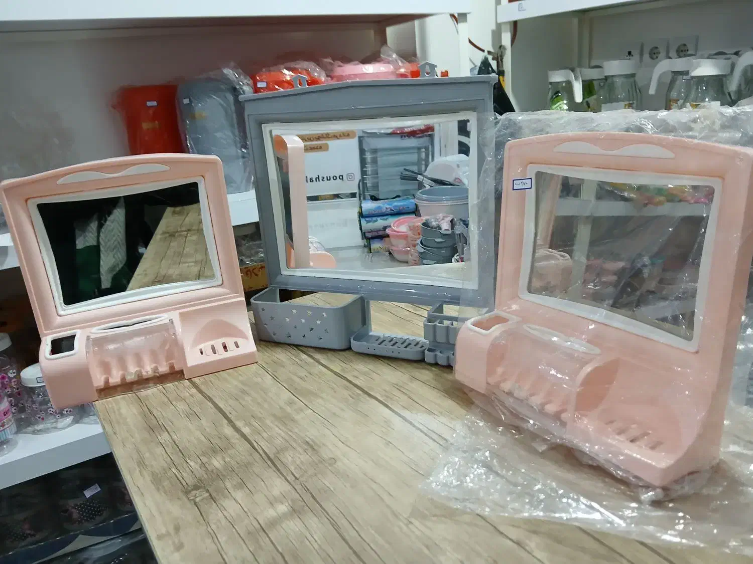 جا مسواکی آینه دار|لوازم سرویس بهداشتی|گنبد کاووس, |دیوار