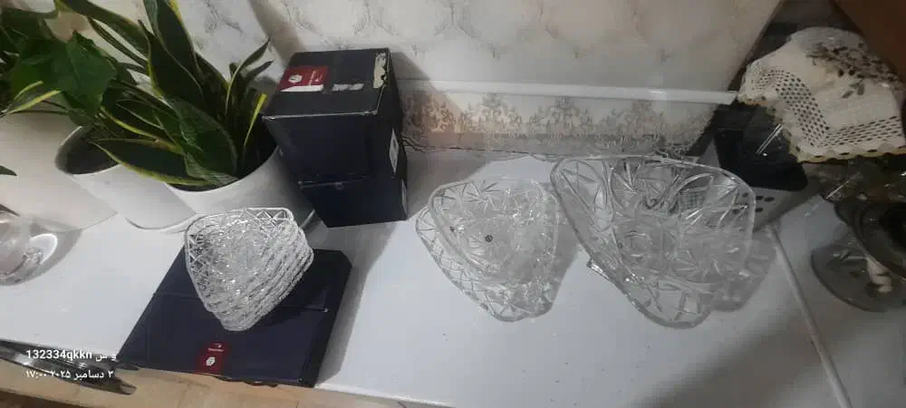 کریستال جی سی سی|ظروف سرو و پذیرایی|تهران, باغ خزانه|دیوار