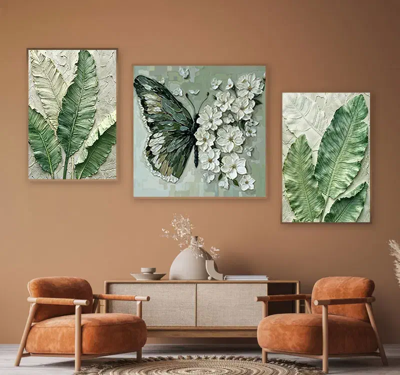 تابلو بوم پروانه|تابلو، نقاشی، عکس|مشهد, رسالت|دیوار