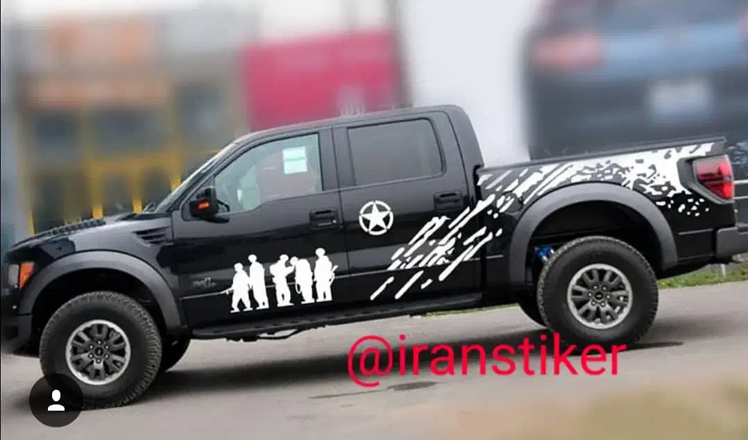 استیکر بدنه ماشین های افرود  کارفود و ....|قطعات یدکی و لوازم جانبی|تهران, اختیاریه|دیوار