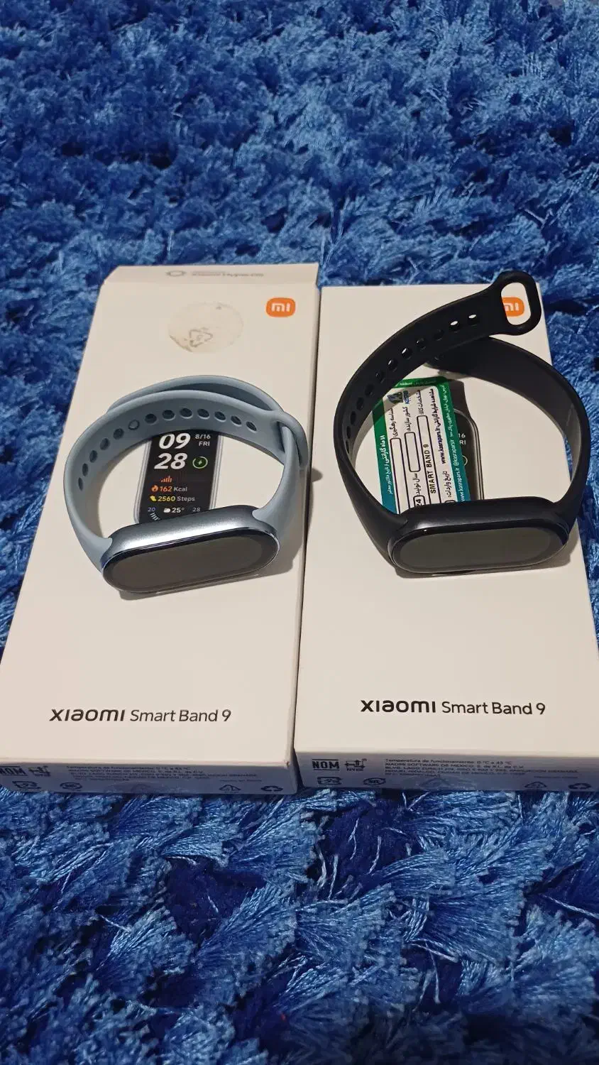 مچ بند شیائومی ۹ (مشکی و آبی)|لوازم جانبی موبایل و تبلت|تهران, شهرک محلاتی|دیوار