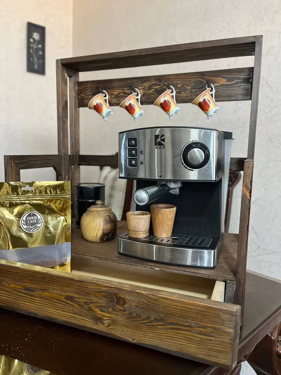 استند قهوه کافی بار|مبلمان خانگی و میز عسلی|اصفهان, شهرک صنعتی امیرکبیر (شاپور جدید)|دیوار