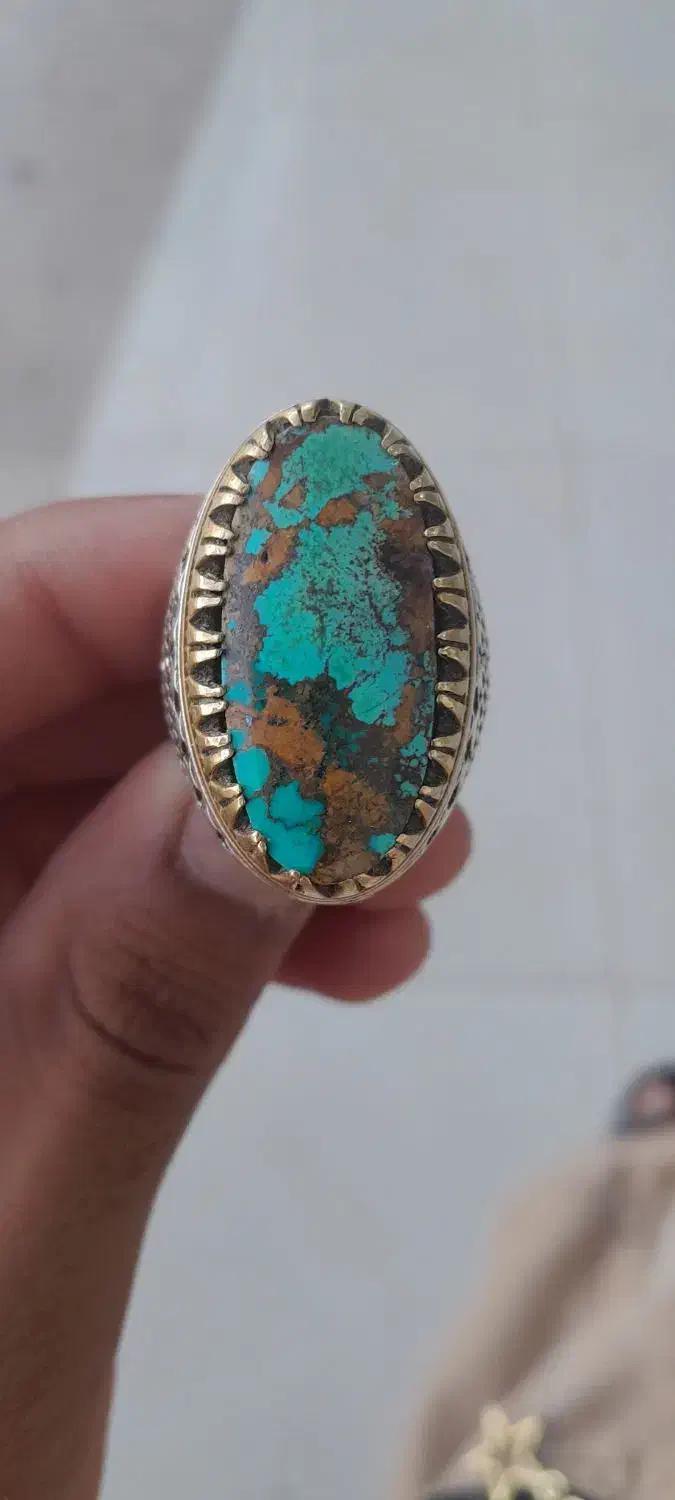 انگشتر فیروزه|جواهرات|خاش, |دیوار