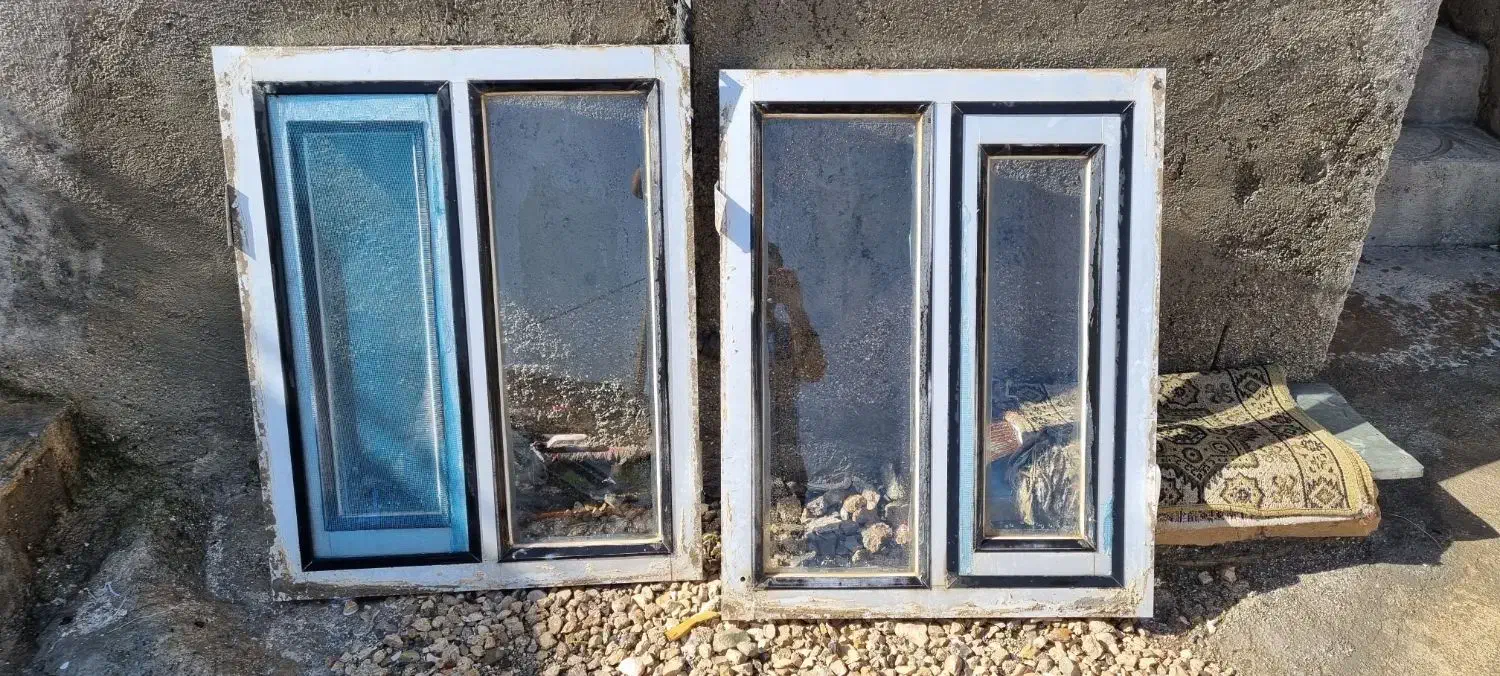 ۳عدد پنجره آلومینیوم در حدد نو و سالم|مصالح و تجهیزات ساختمان|دشت ذهاب, |دیوار