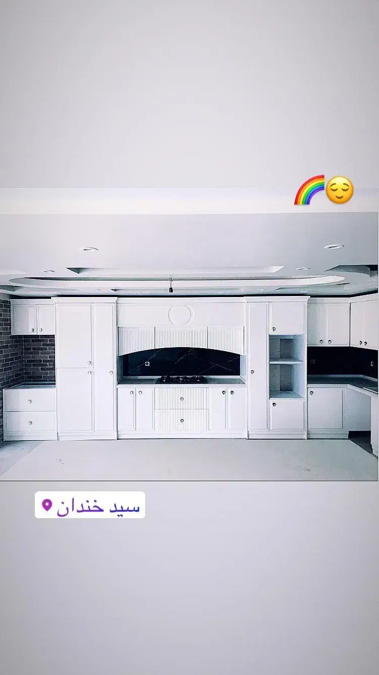 کابینت کمد دیواری آتا کد محصول6788|کتابخانه، شلف، قفسه‌های دیواری|نسیم‌شهر, |دیوار