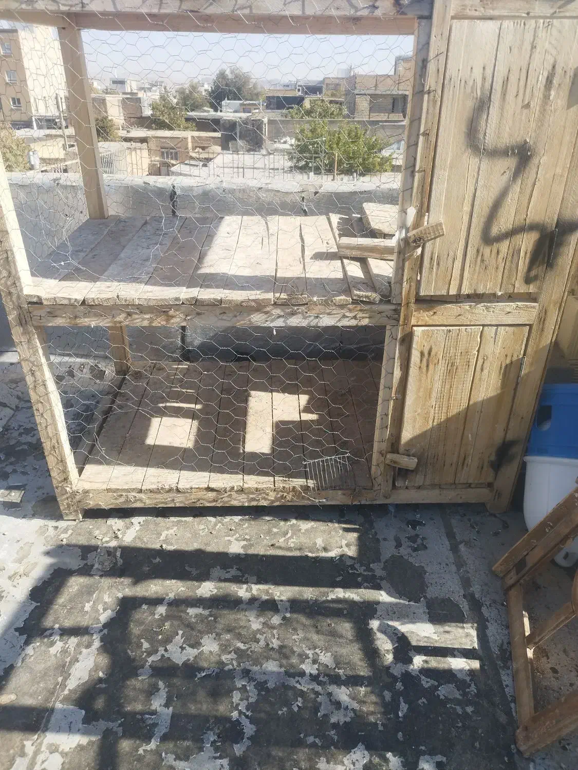 قفس کبوتر تاشو|لوازم جانبی حیوانات|بروجن, |دیوار