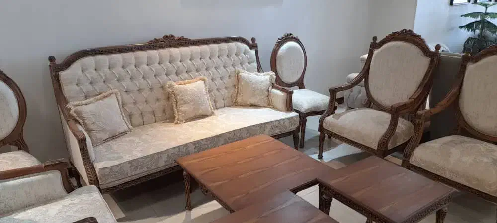 مبل استیل ۸ نفره، متنوع و بادوام|مبلمان خانگی و میز عسلی|تربت جام, والفجر|دیوار