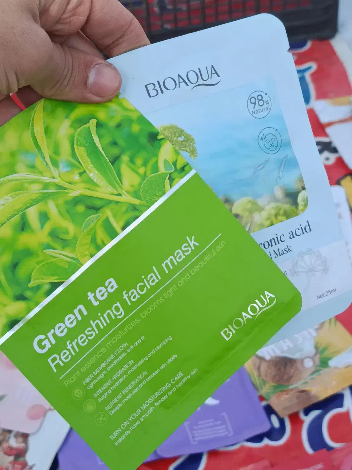 ماسک صورت ورقه ای|آرایشی، بهداشتی، درمانی|اراک, |دیوار