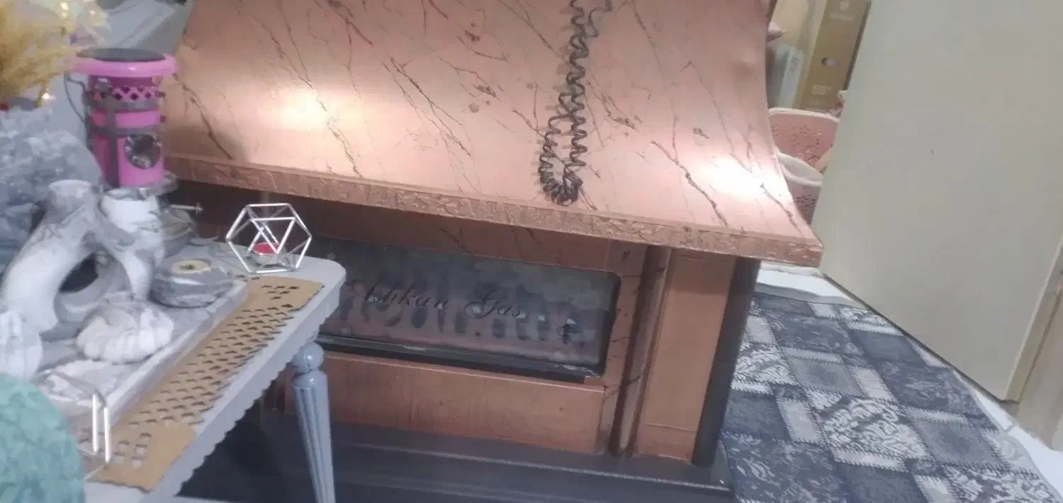 بخاری طرح شومینه|بخاری، هیتر، شومینه|پیشوا, |دیوار