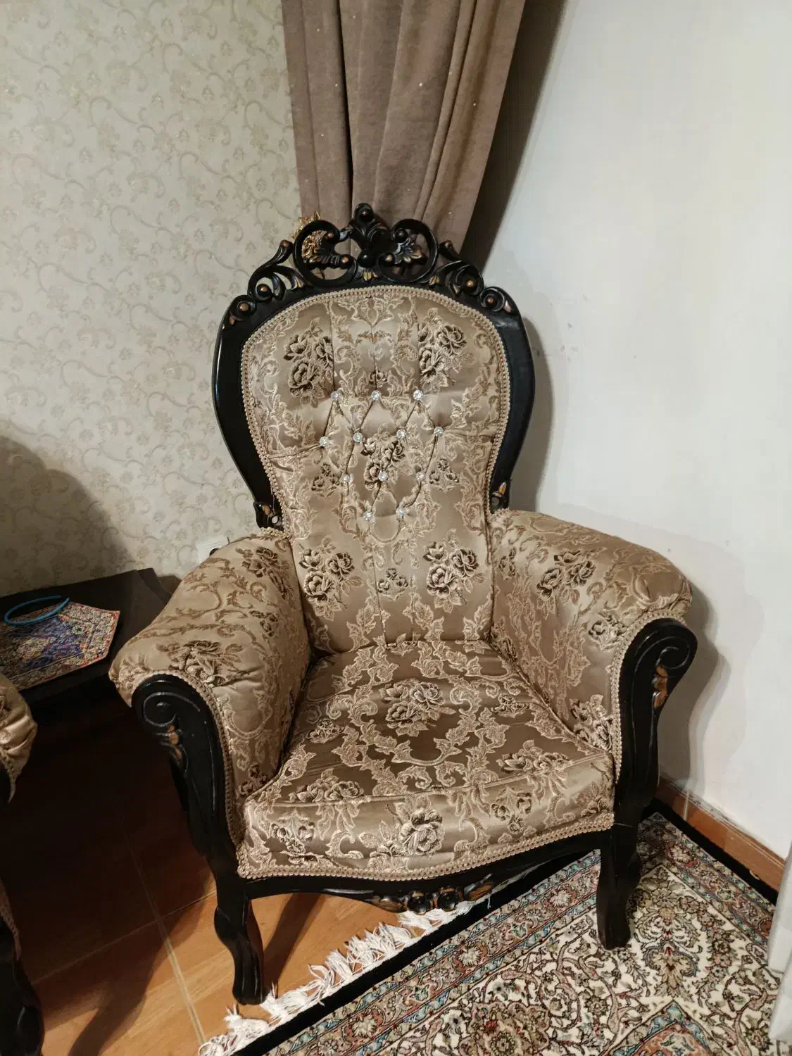 مبل سلطنتی 9نفره|مبلمان خانگی و میز عسلی|کرمانشاه, |دیوار