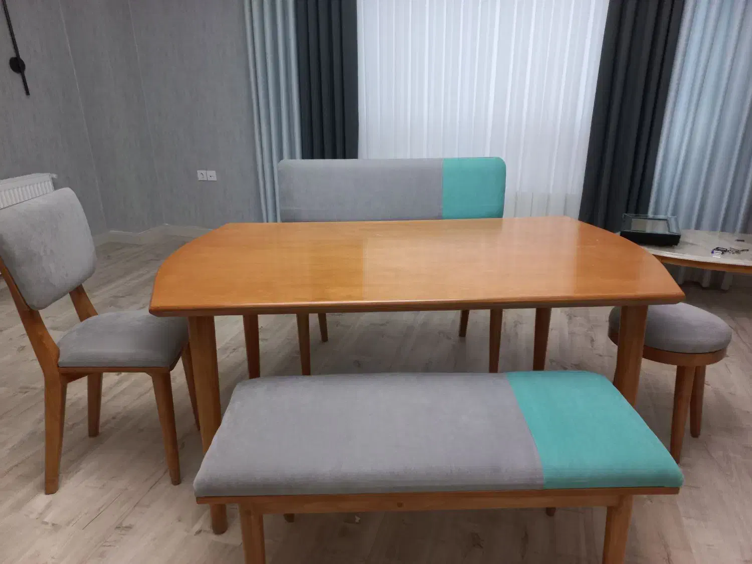 میز ناهار خوری فانتزی شش نفره|میز و صندلی غذاخوری|رشت, بلوار گیلان|دیوار