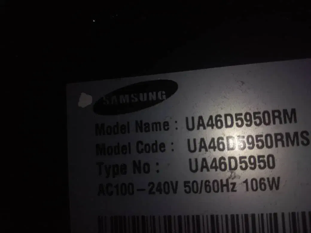 ال ای دی ۴۶ اینچ سامسونگ|تلویزیون و پروژکتور|رشت, فلسطین|دیوار