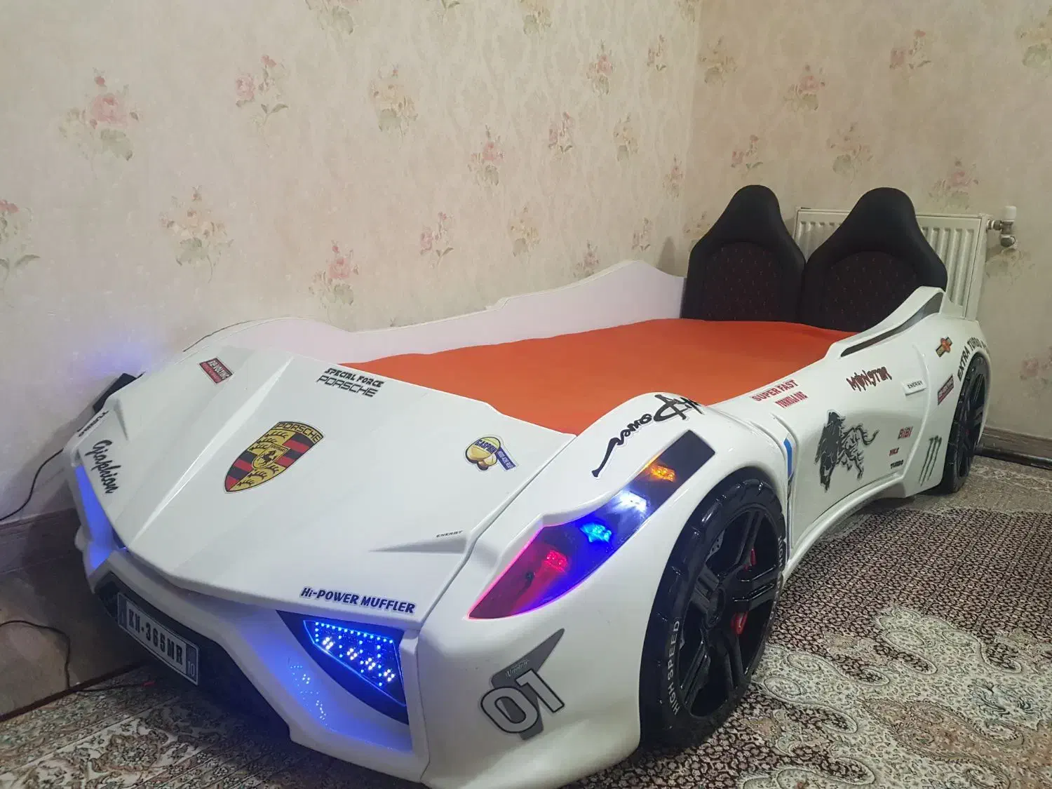 تخت ماشینی کودک|تخت و سرویس خواب|شیراز, تاچارا|دیوار