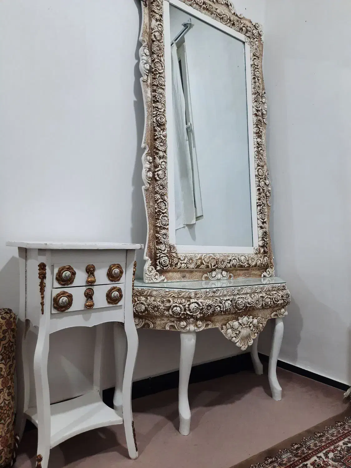 بوفه. آینه .جای تلفن|بوفه، ویترین، کنسول|مریوان, |دیوار