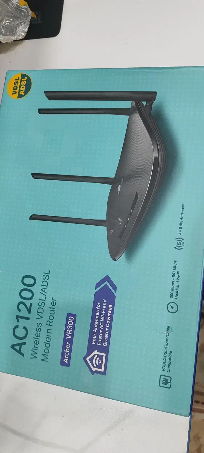 مودم روتر VR300|مودم و تجهیزات شبکه|تهران, خاک سفید|دیوار