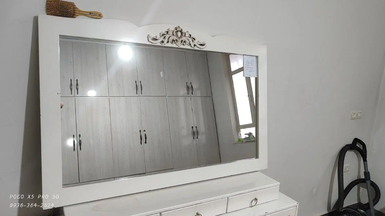 آینه کنسول ۳ درب ۳ کشو|بوفه، ویترین، کنسول|اسلامآباد غرب, |دیوار