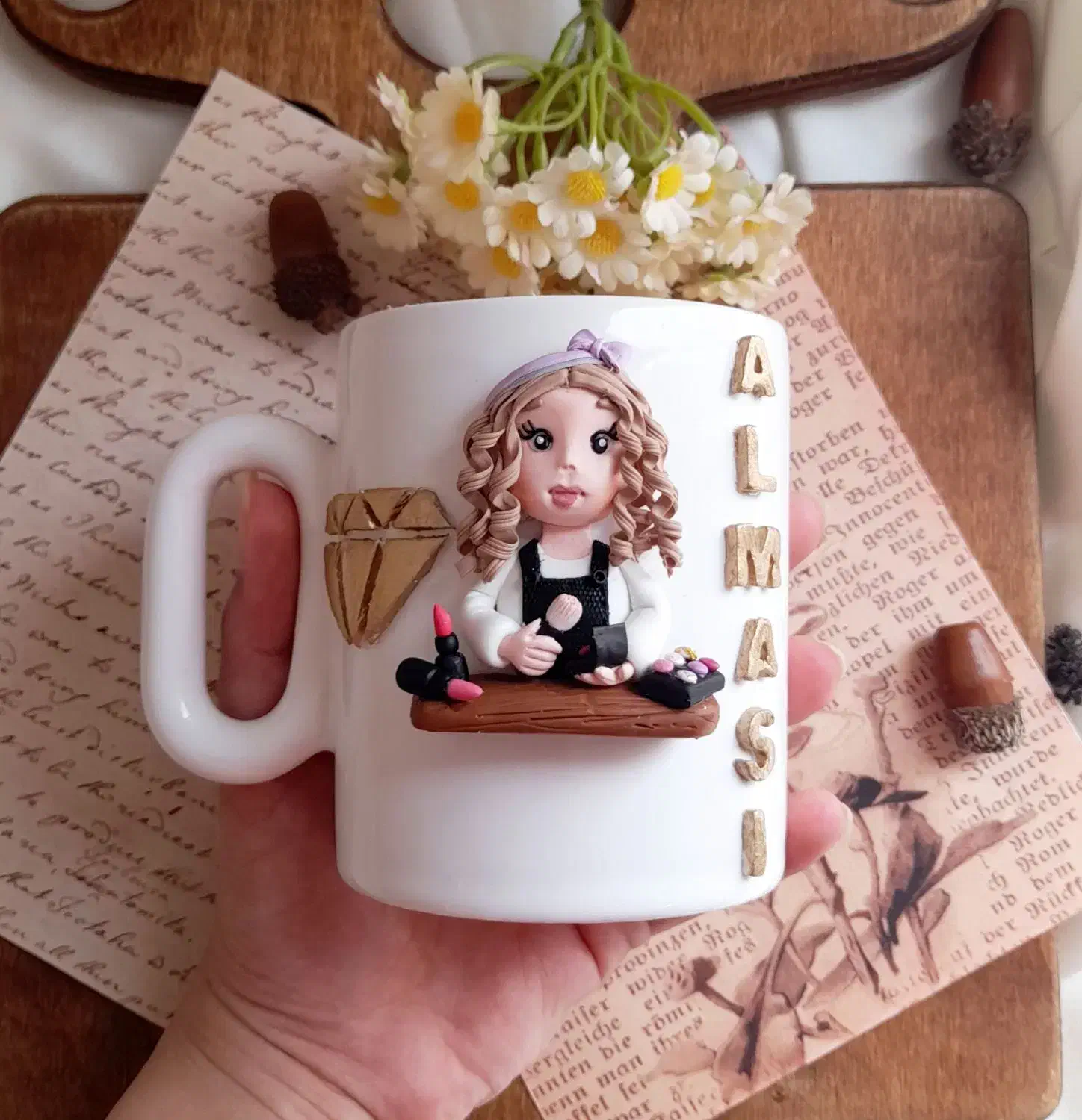 ماگ های عروسکی|صنایع دستی و سایر لوازم تزئینی|شاهین‌شهر, گزبرخوار|دیوار