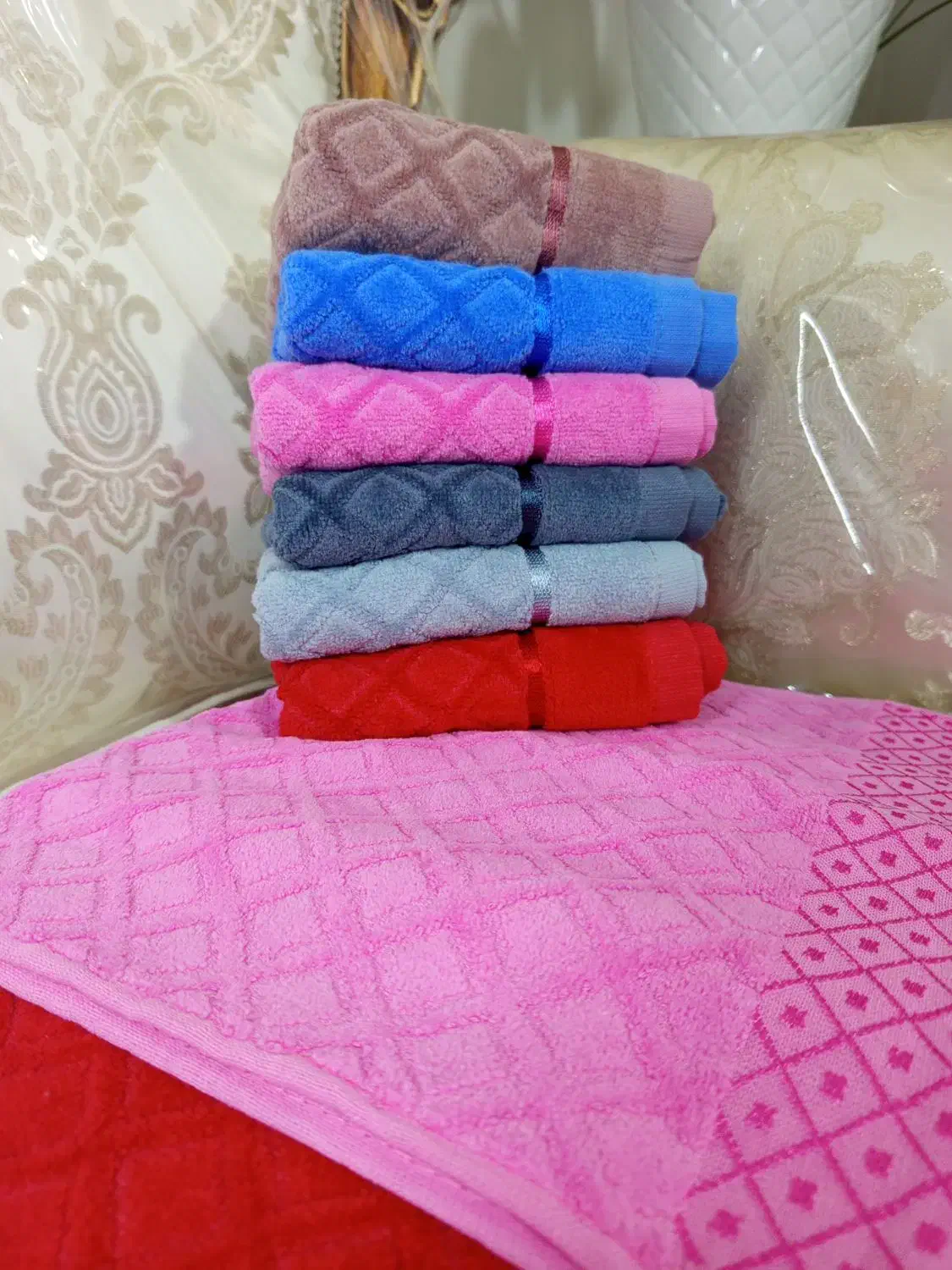 حوله دست و صورت|سفره، حوله، دستمال آشپزخانه|پاکدشت, پاکدشت (مامازند)|دیوار