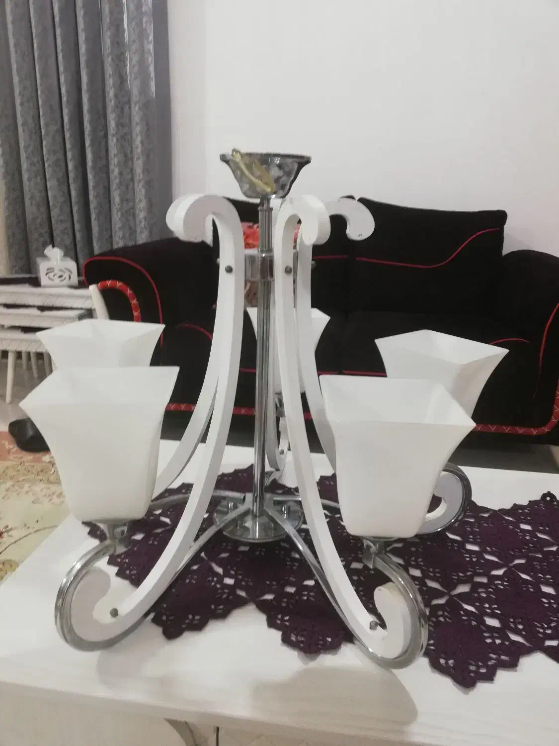 لوستر|لوستر و چراغ آویز|آبادان, |دیوار