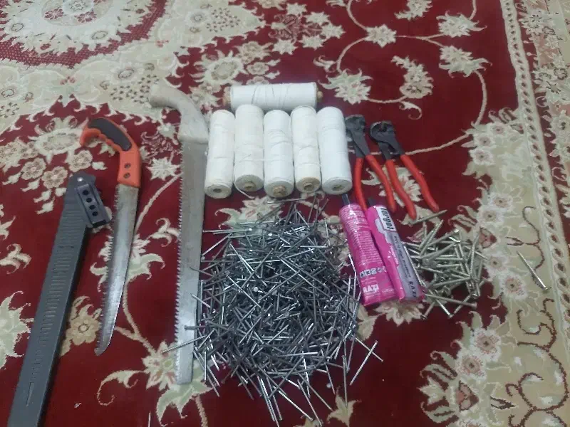 ۳۰تا پبچ دوکیلو میخ ۵ چسب اره تخ رسمون گاز انبر|ابزارآلات|کرج, اسلامآباد|دیوار