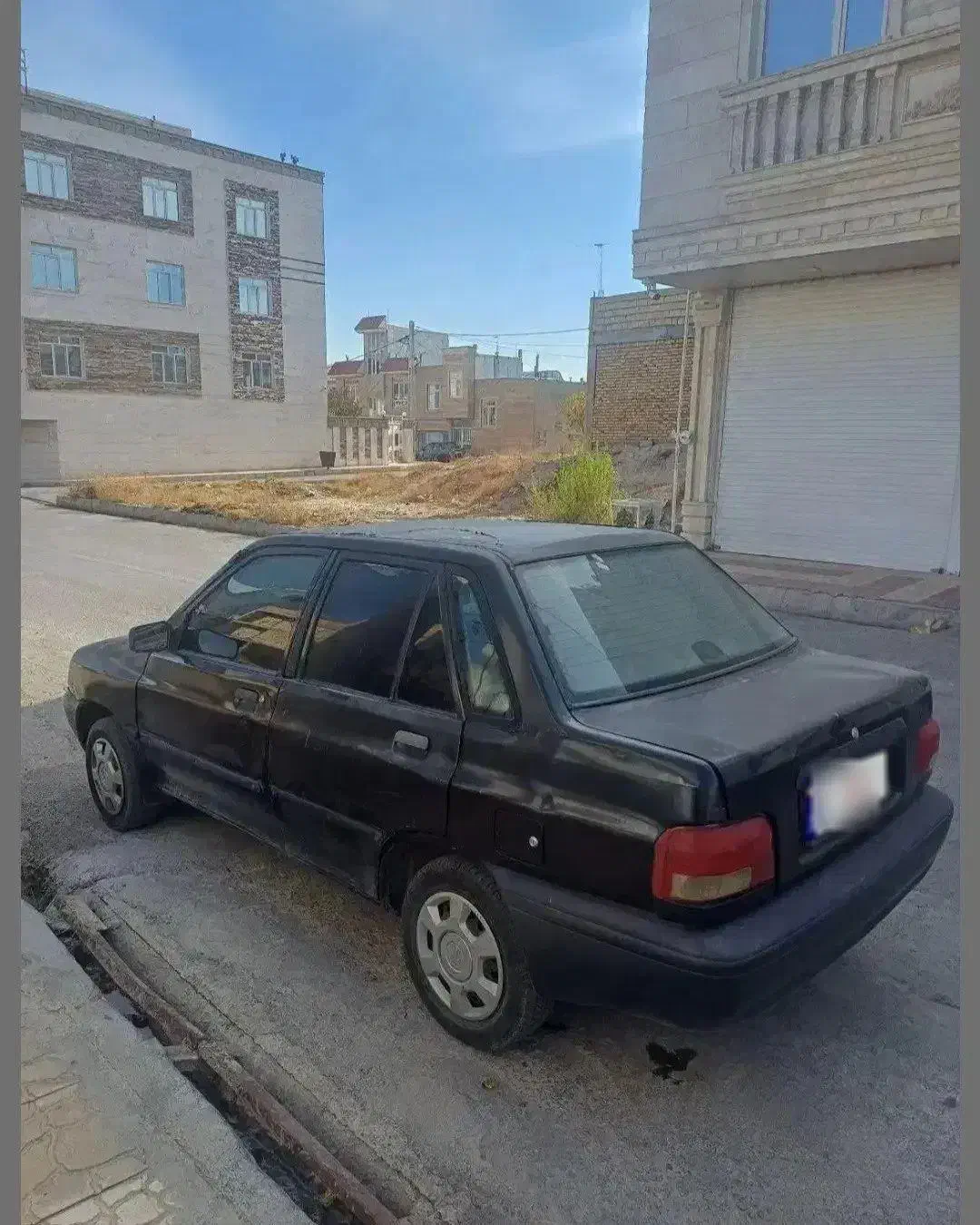 پراید مشکی مدل ۸۴ به شرط|خودرو سواری و وانت|زنجان, |دیوار