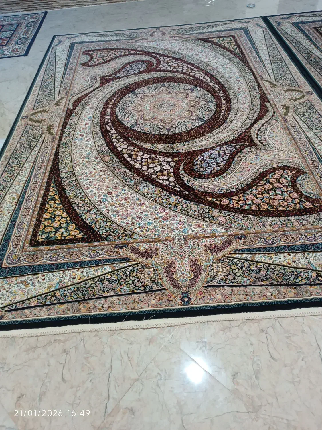 فرش 9 متری در حد نو|فرش|کنگاور, |دیوار