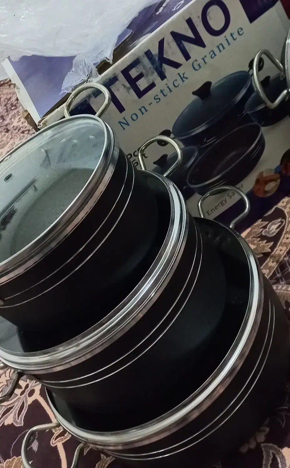 قابلمه تکنو ۷ پارچه جنس خوب|ظروف پخت‌وپز|سرعین, |دیوار