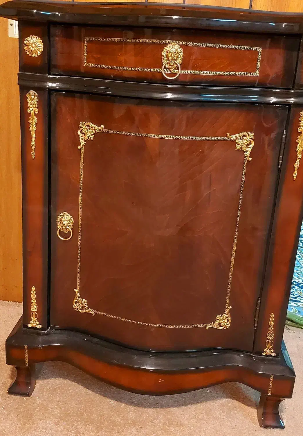 کنسول و آینه چوبی|بوفه، ویترین، کنسول|بندر ماهشهر, |دیوار