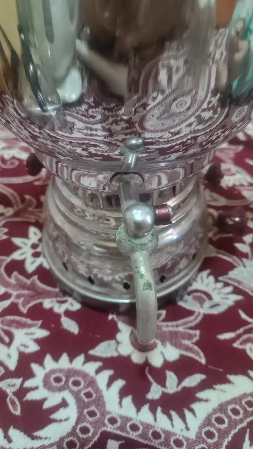 سماور گازی فروشی فقط شیرش شکسته|سماور، چای‌ساز، قهوه‌ساز|پیشوا, |دیوار