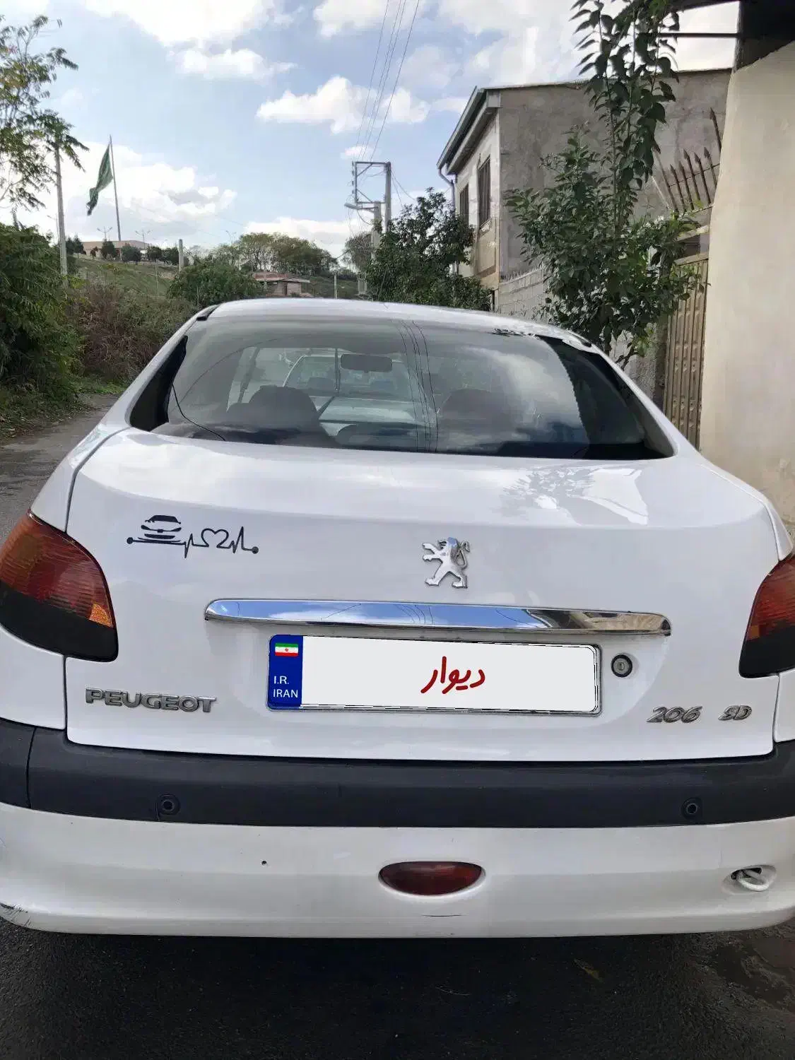 206 sd بی رنگ V8|خودرو سواری و وانت|گرگان, |دیوار