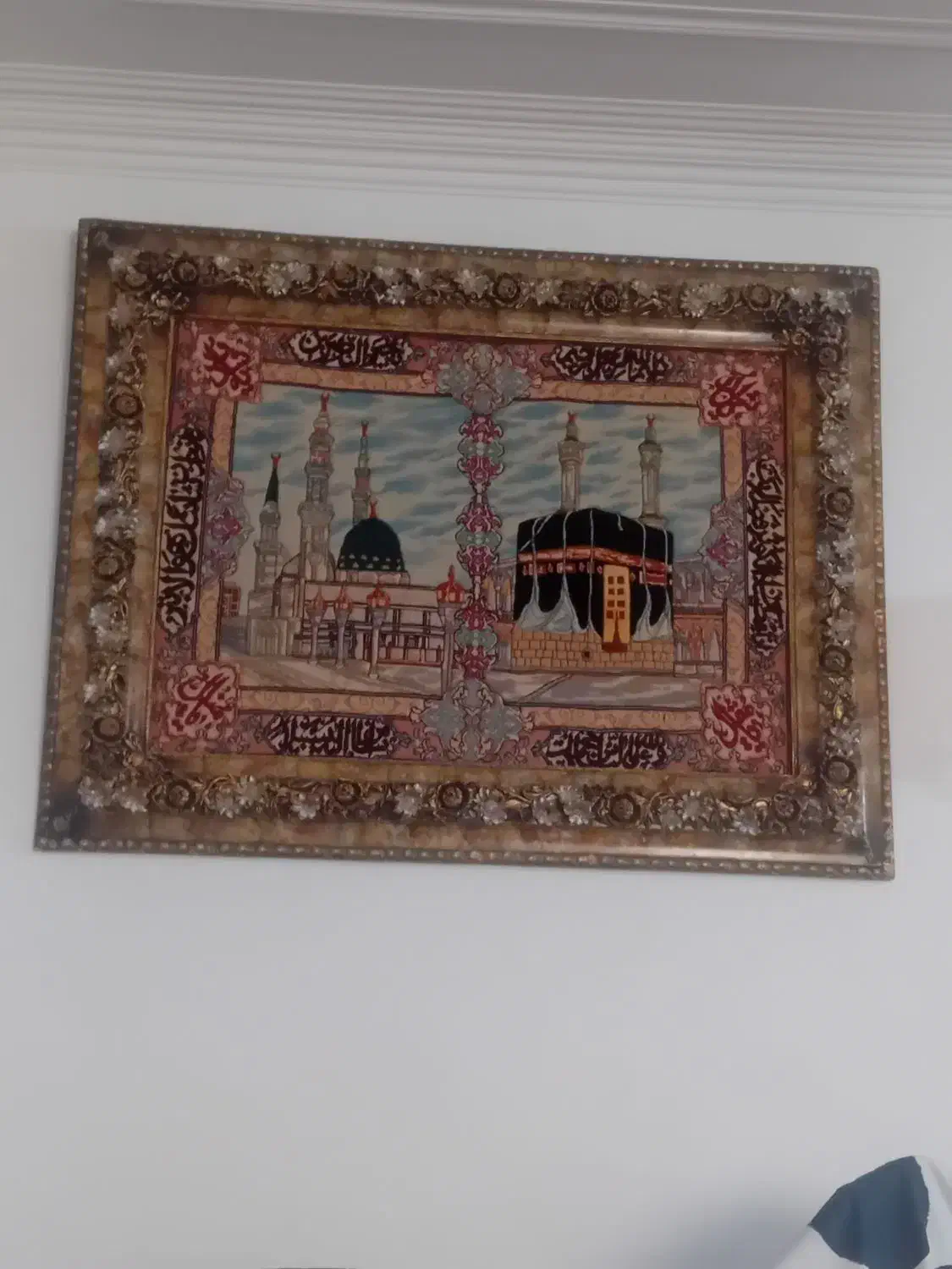 تابلو فرش دستبافت|تابلو فرش|مهدی شهر, |دیوار