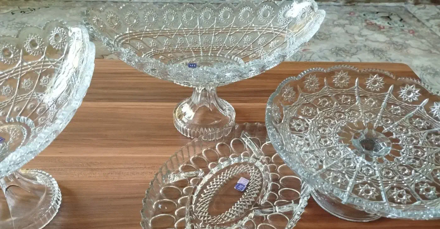 ظروف بلور MH  سوگای ژاپن|ظروف سرو و پذیرایی|خرم‌آباد, |دیوار