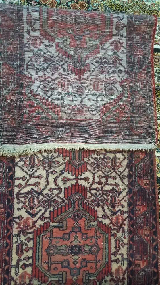 فرش دست بافت کناره قدیمی|فرش|رباطکریم, رباطکریم|دیوار