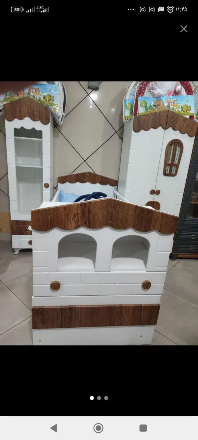 کمد ویترین + تخت دو‌منظوره/  شیـک|اسباب و اثاث بچه|اصفهان, منتظرالمهدی|دیوار