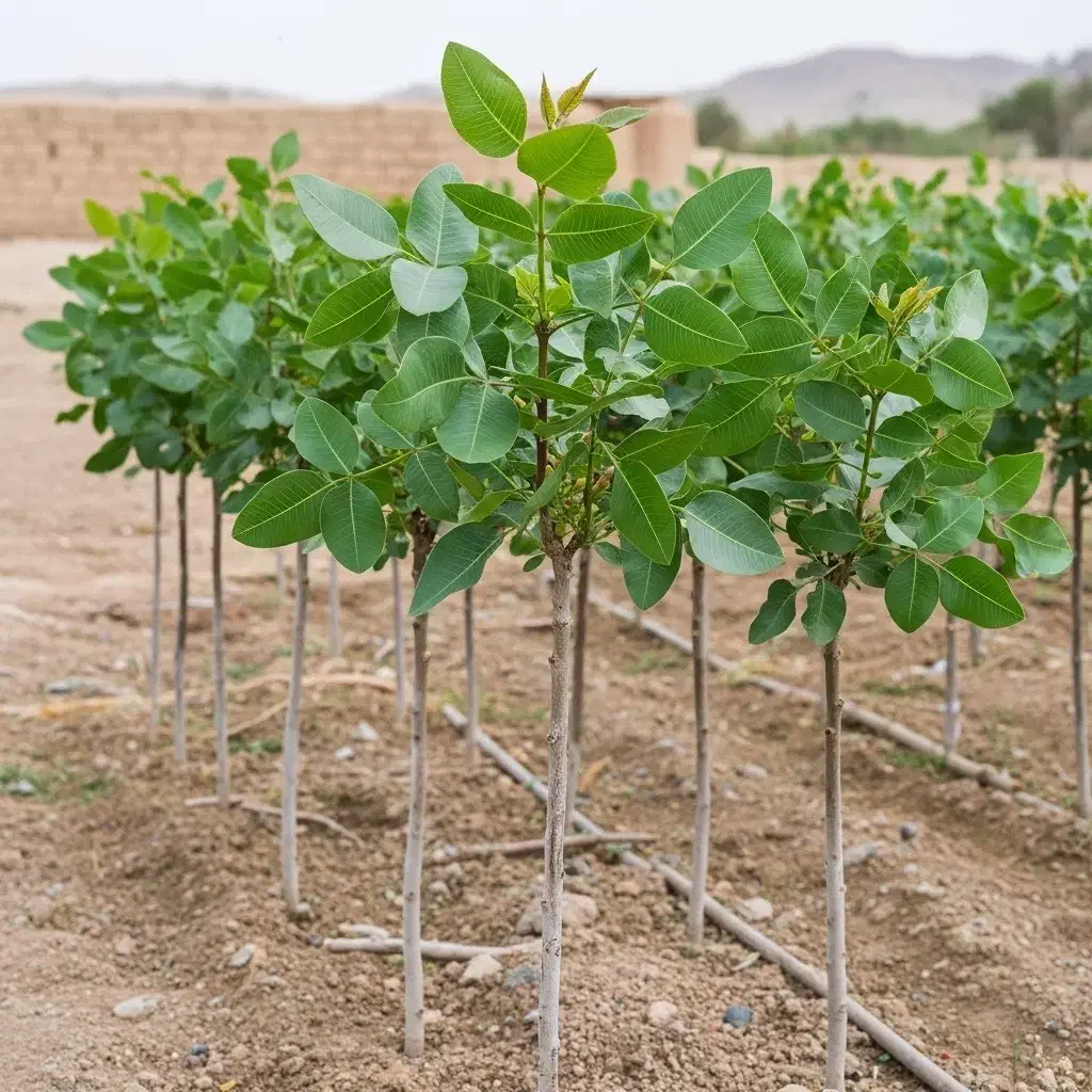 سرمایه‌گذاری مطمئن، خرید نهال پسته اصلاح‌شده|گل و گیاه طبیعی|شیراز, باغ تخت|دیوار