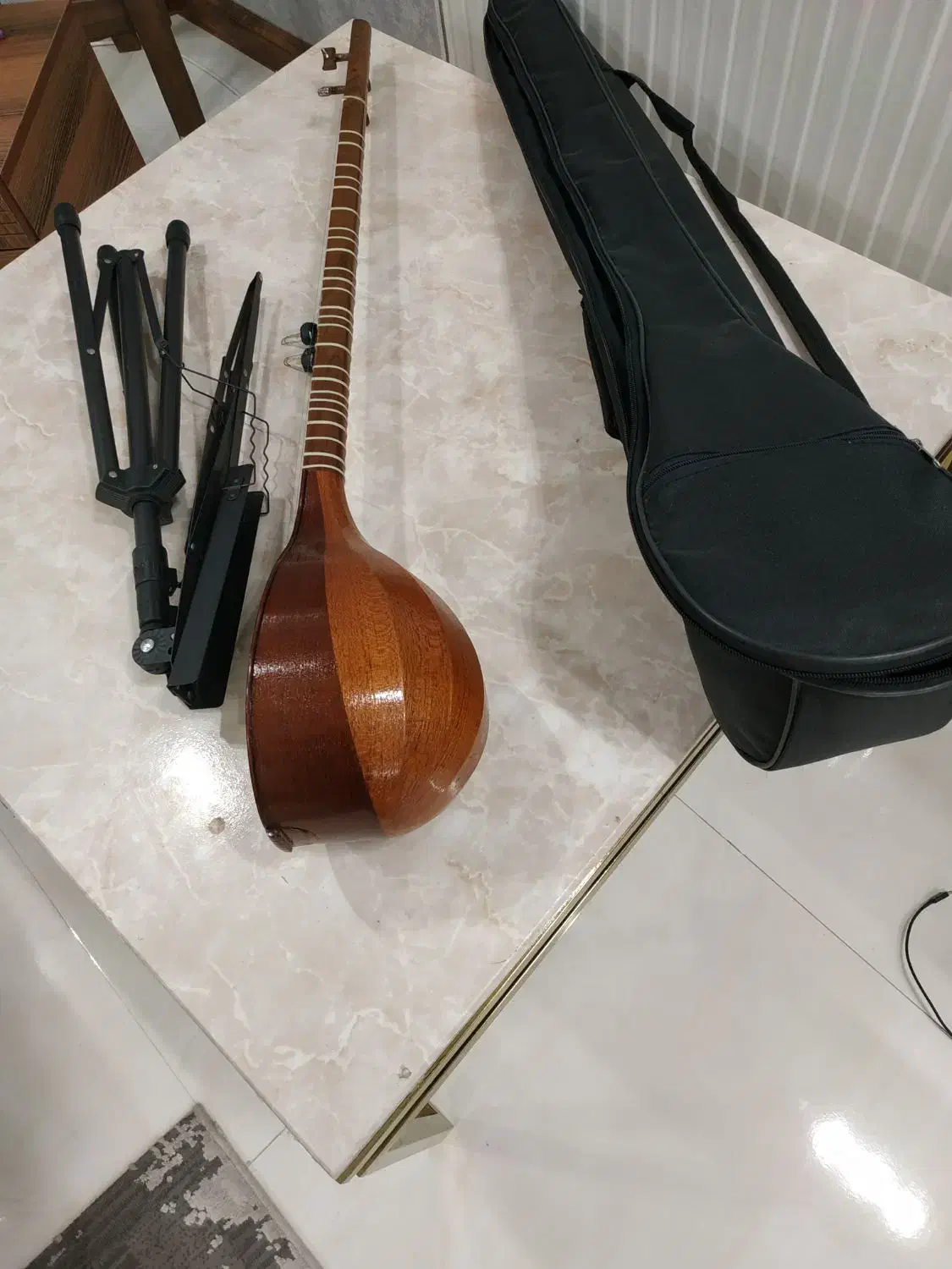 سه تار شارخی|سازهای سنتی|شیراز, دشت چنار|دیوار