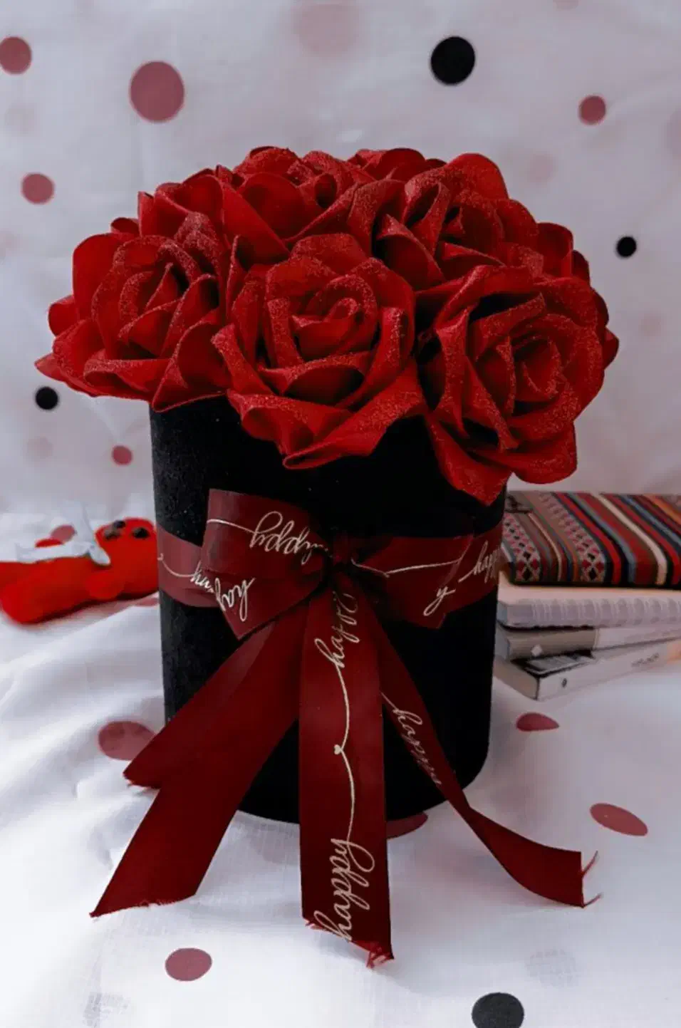 گل رز ربانی|گل مصنوعی|نیر (یزد), |دیوار