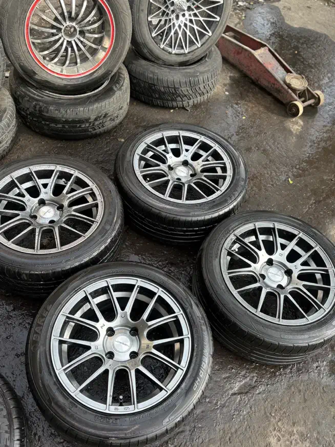 رینگ اسپورت شاخ گوزنی سایز ۱۶ ووسن با لاستیک|قطعات یدکی و لوازم جانبی|تبریز, |دیوار